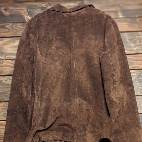 Banana Republic Men’s Genuine Leather Jacket - Size Large - Picture 1 of 4